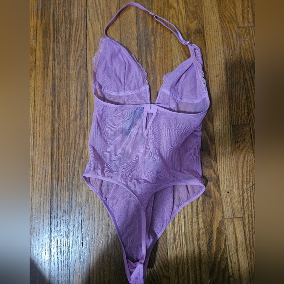 Victoria's Secret purple lace 💜 intimate wear size XS adjustable halter strap - Picture 3 of 10